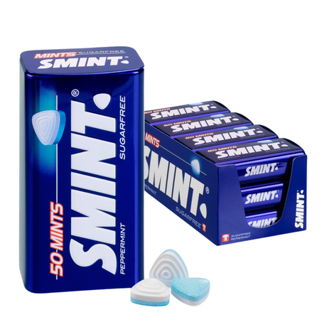 Menthe poivrée Smint xl - Fresh Makers - sans sucre - 1x12 pièces