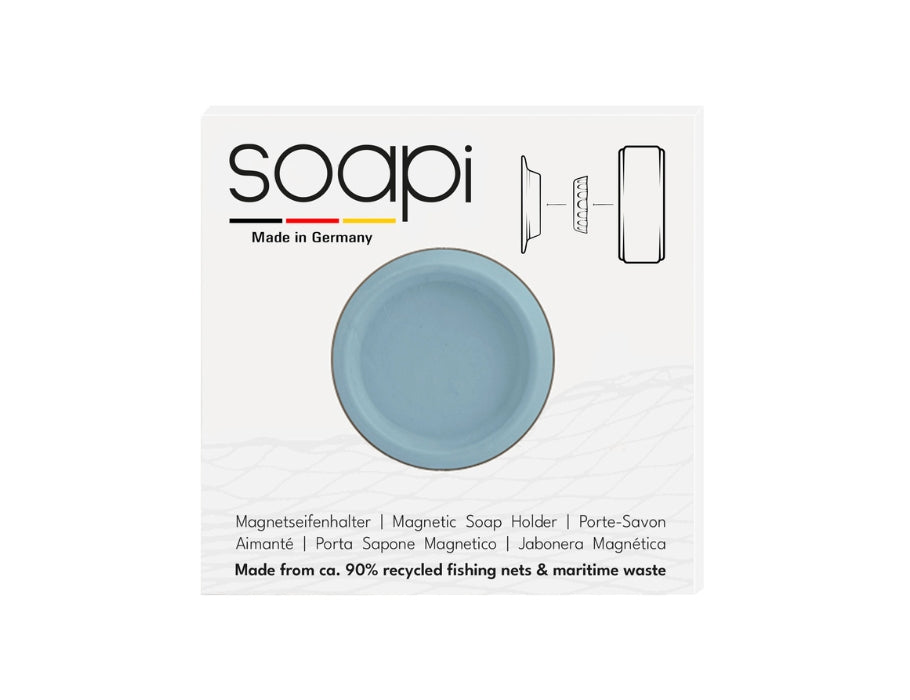Porte-savon magnétique Soapi - bleu clair