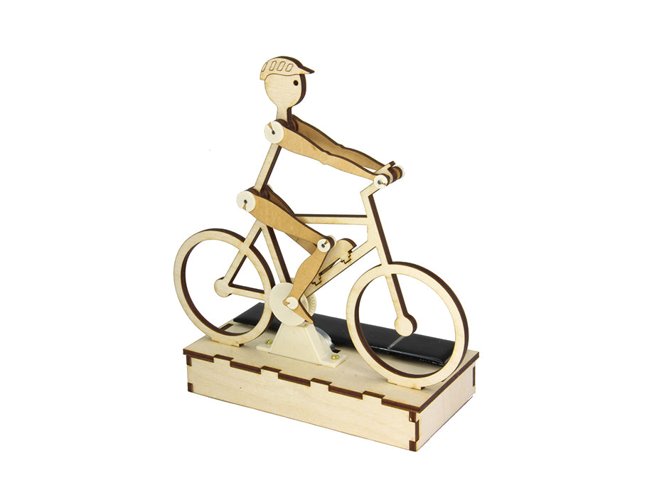 Package de construction Solexpert - cycliste avec panneau solaire