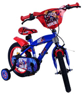 Sonic Prime Prime Children's Bike Boys 14 -palčni modri rdeči dve ročni zavora