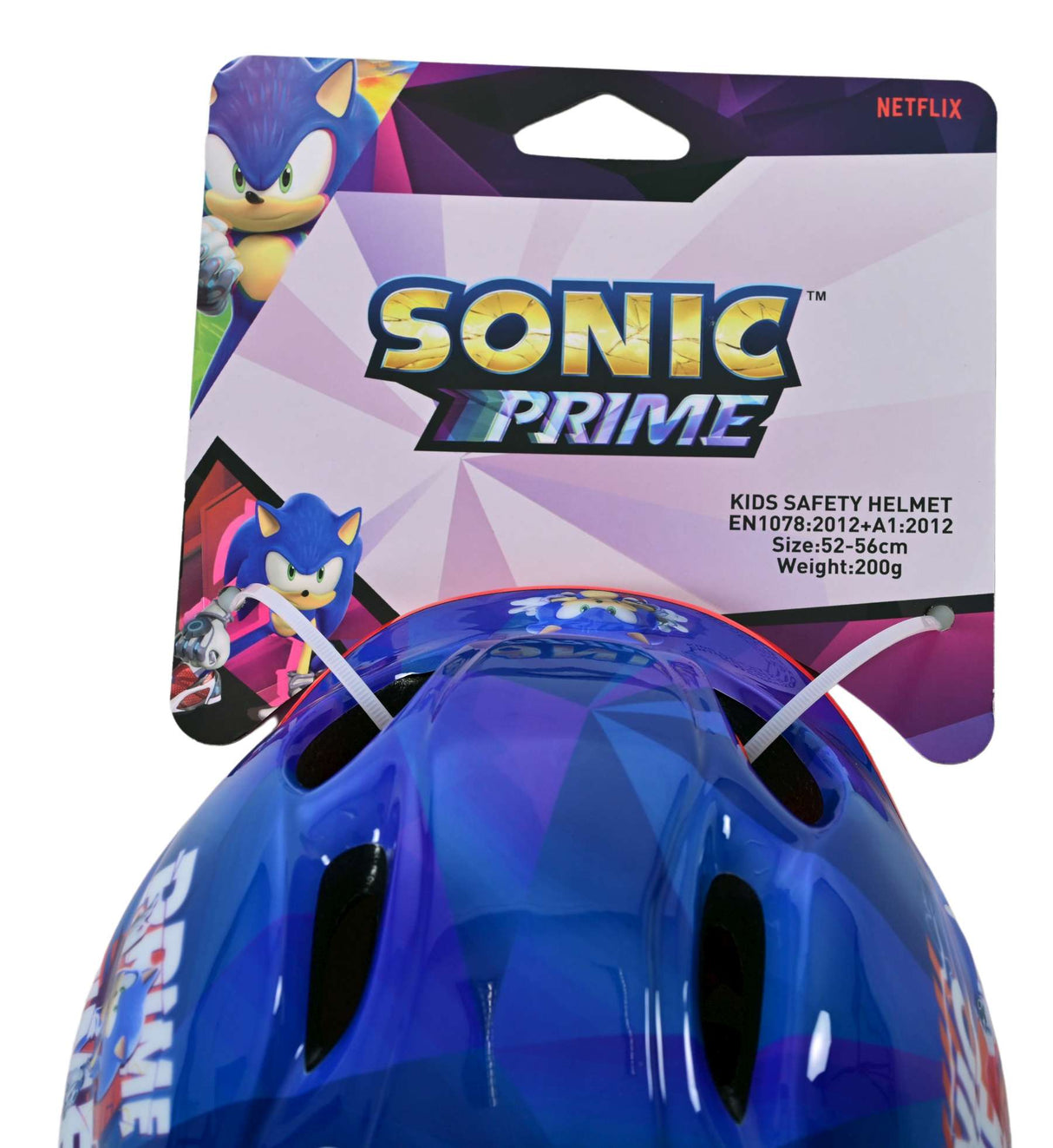 Sonic Prime Prime Bicycle Helmet 52-56 cm