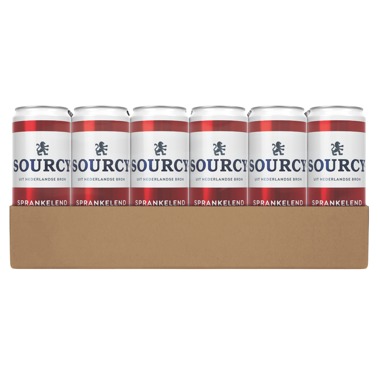 Eau minérale rouge acidulée pétillante (24x33cl)