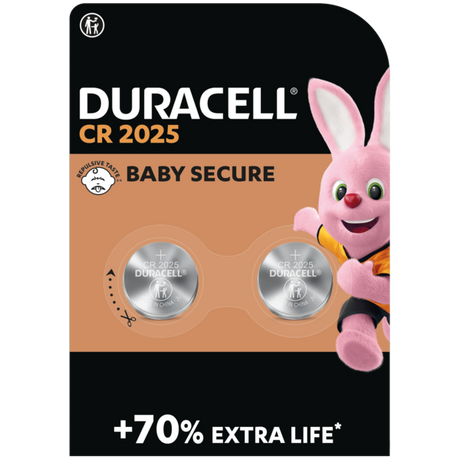 Ventes de batteries europe b.v. pile duracell cr2025 3v lithium (2pcs)