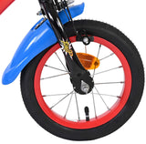 Vélo pour enfants Spiderman Spider-Man - garçons - 12 pouces - bleu rouge - deux freins à main