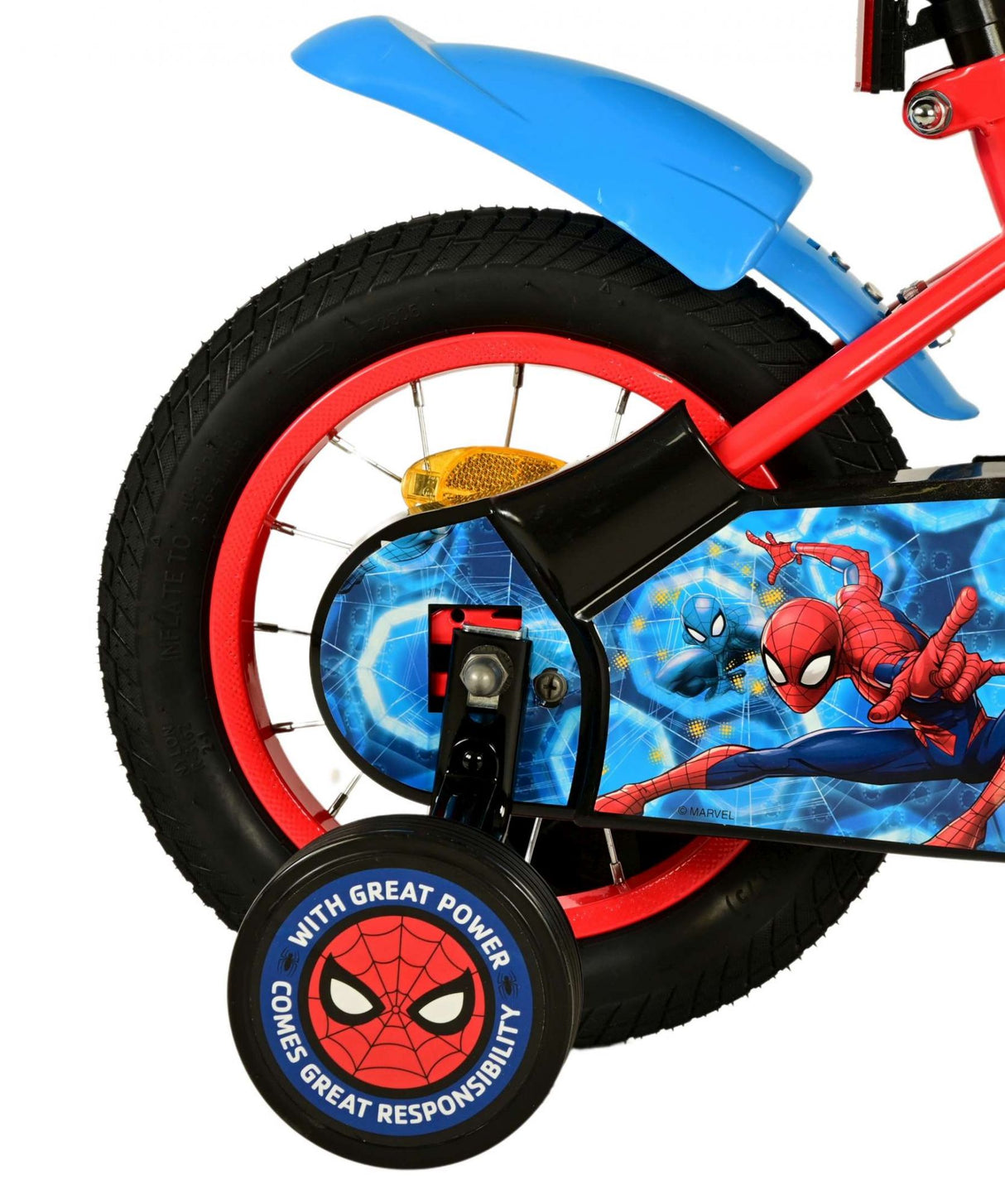 Spiderman Spider-Man Child's Bike Boys 12 pouces Blue rouge