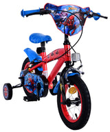 Spiderman Ultimate Spider-Man Kinderfiets Jongens 12 inch Blauw Rood Twee handremmen