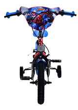 Spiderman Ultimate Spider-Man Children's Bike Boys 12 palcové modré červené dvě ruční brzdy