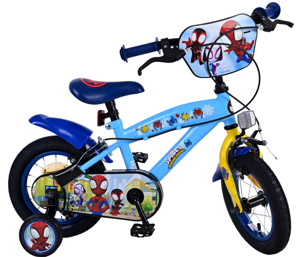 Spidey und seine erstaunlichen Freunde Spidey Children's Bike Boys 12 Zoll blau zwei Handbremsen