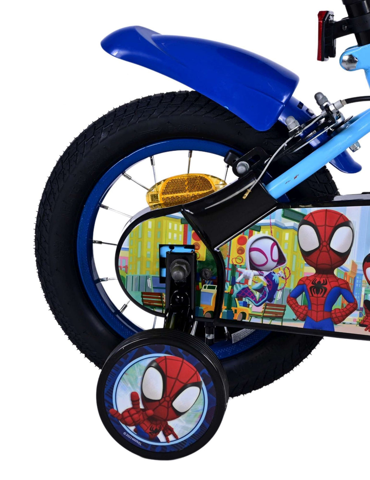 Spidey in njegovi neverjetni prijatelji Spidey Children's Bike Boys 12 palčni modri dve ročni zavora