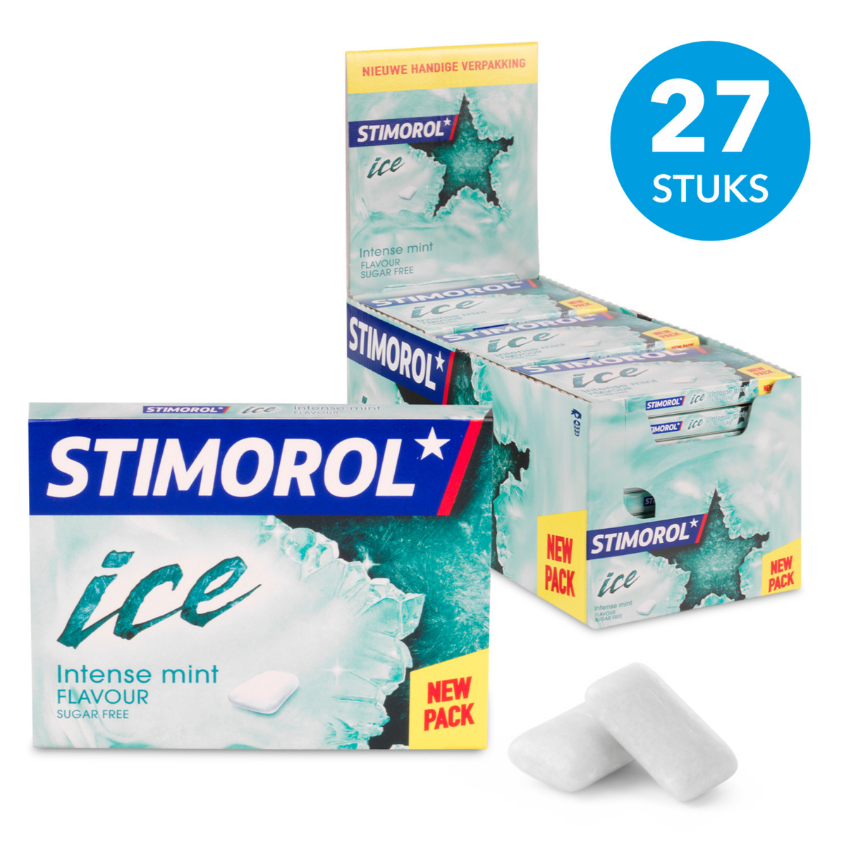 Stimorol glace menthe intense (27x 17gr)