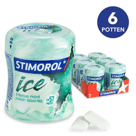 Stimorol glace menthe intense bouteille (6x80gr)