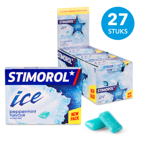 Menthe poivrée glacée Stimorol (27x 17gr)