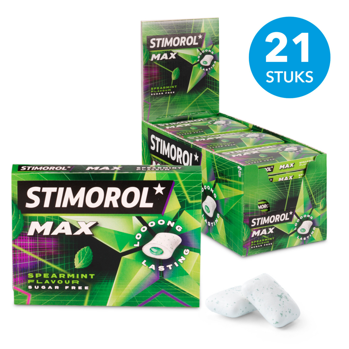 Stimorol max menthe verte (21x 20gr)