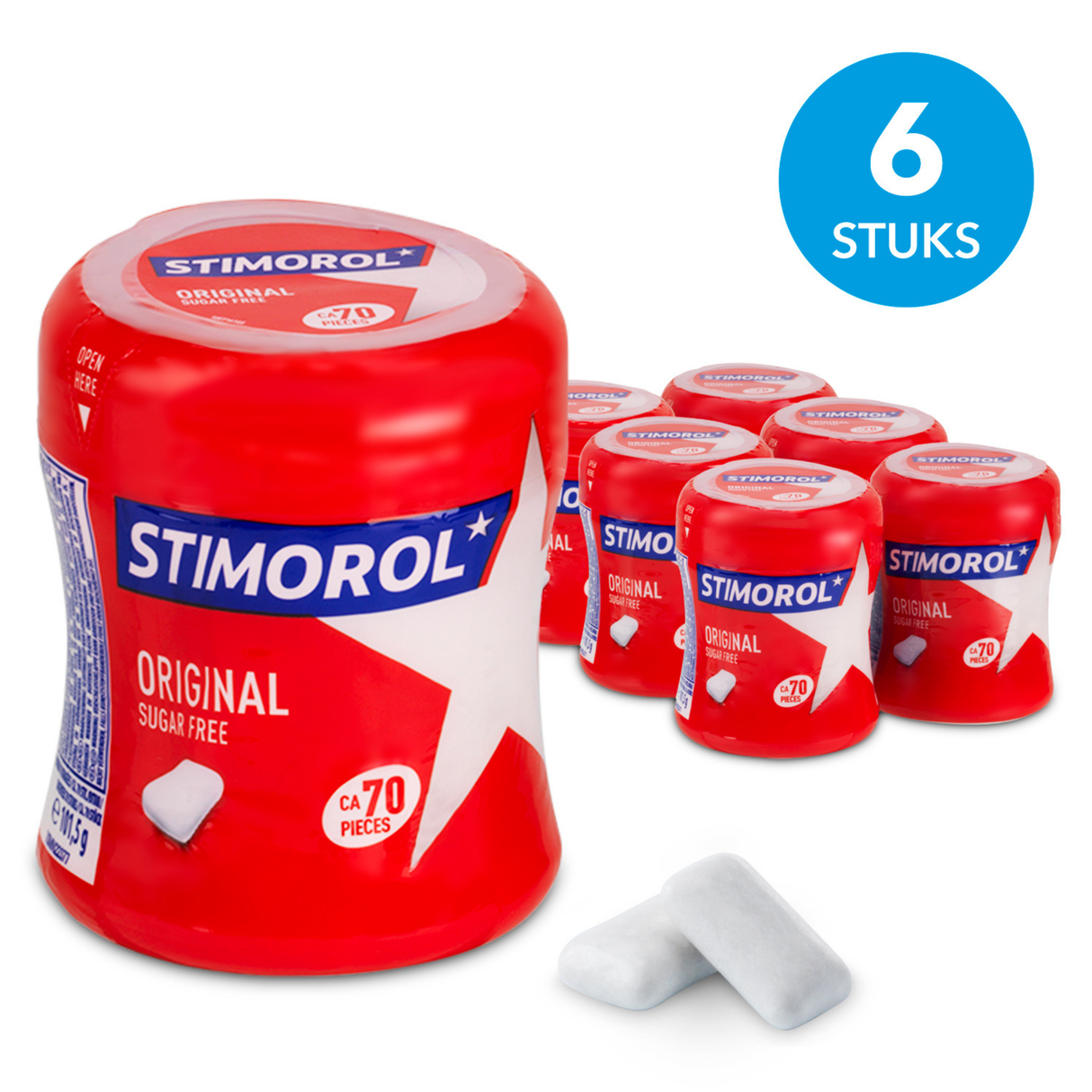 Bouteille originale de Stimorol (6x 80gr)
