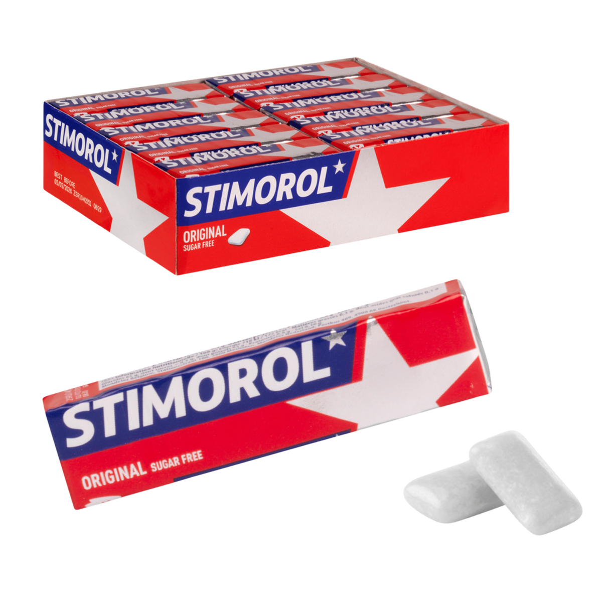 Stimorol original rouge gratuit (30 x 14gr)