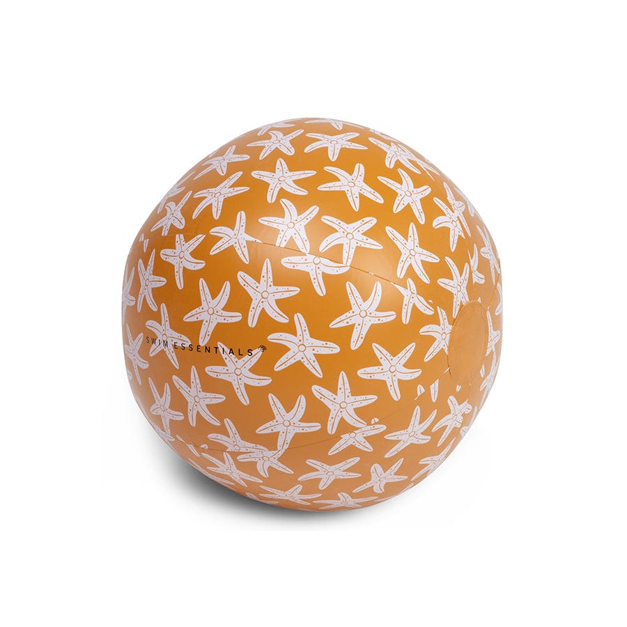 Étoile de mer | ballon de plage blanc orange ø 51 cm