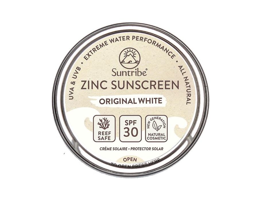 Crème solaire Suntribe - visage sport - spf 30 - blanc original - 45 gr