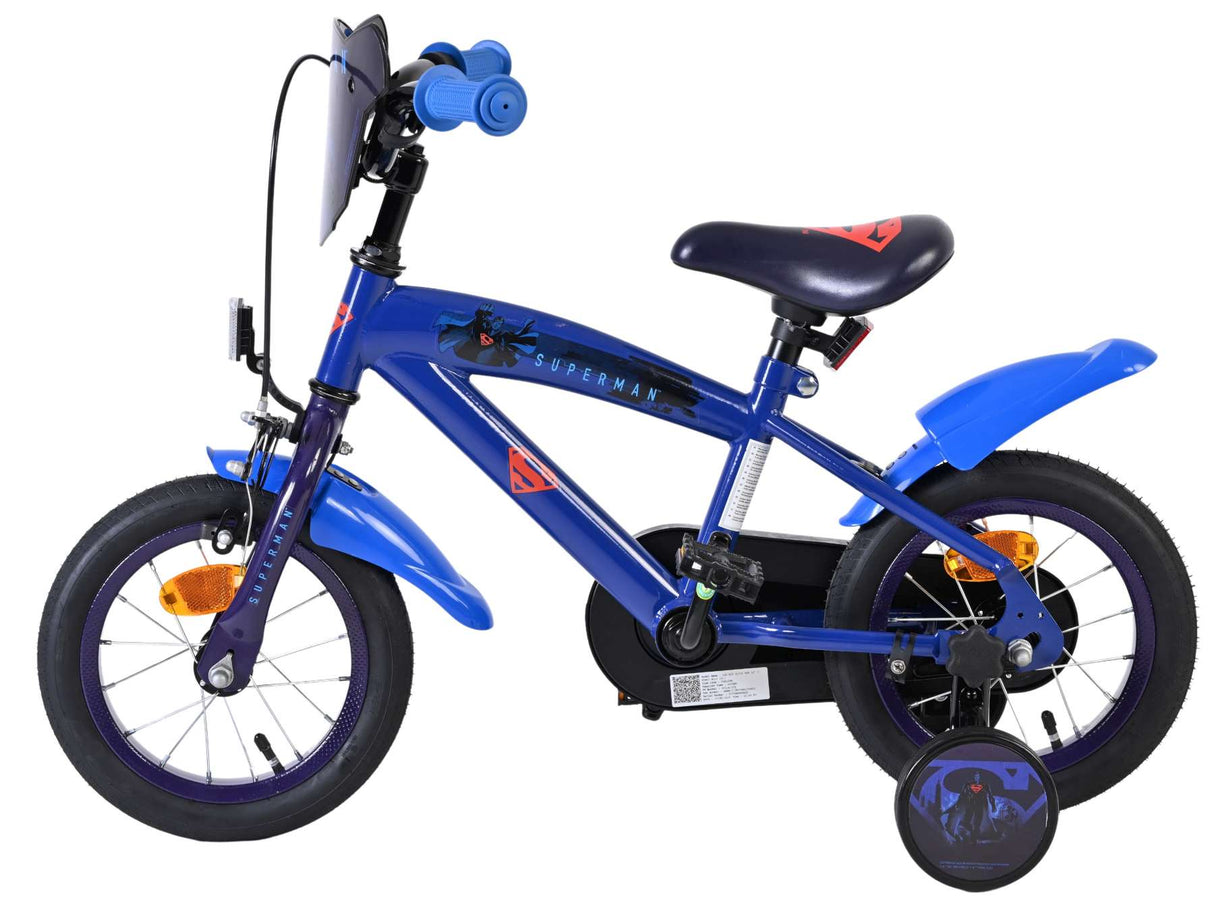 Vélo pour enfants Superman - garçons - 12 pouces - bleu