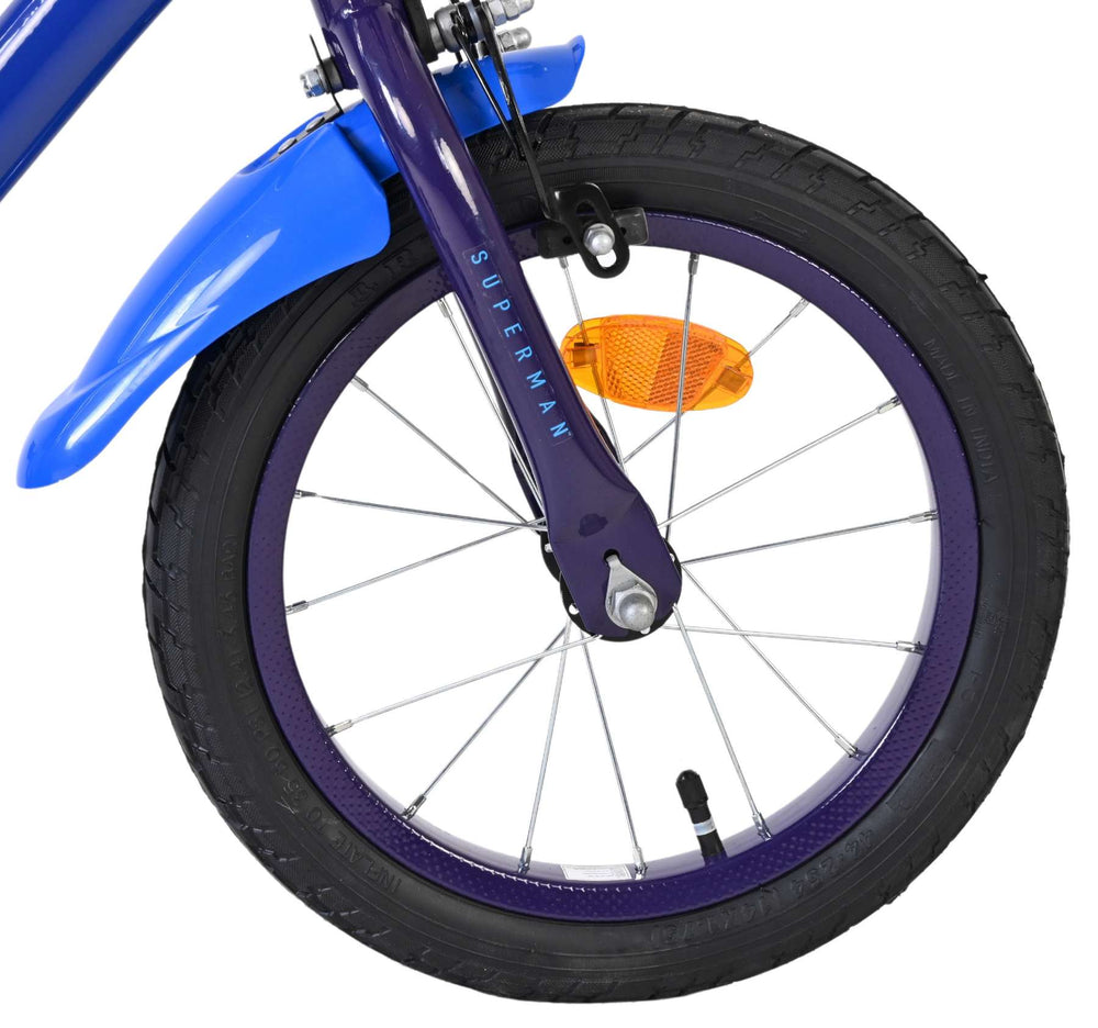 Vélo pour enfants Superman - garçons - 14 pouces - bleu