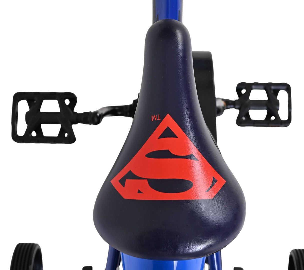 Vélo pour enfants Superman - garçons - 14 pouces - bleu - deux freins à main