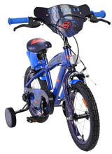 Vélo pour enfants Superman - garçons - 14 pouces - bleu - deux freins à main