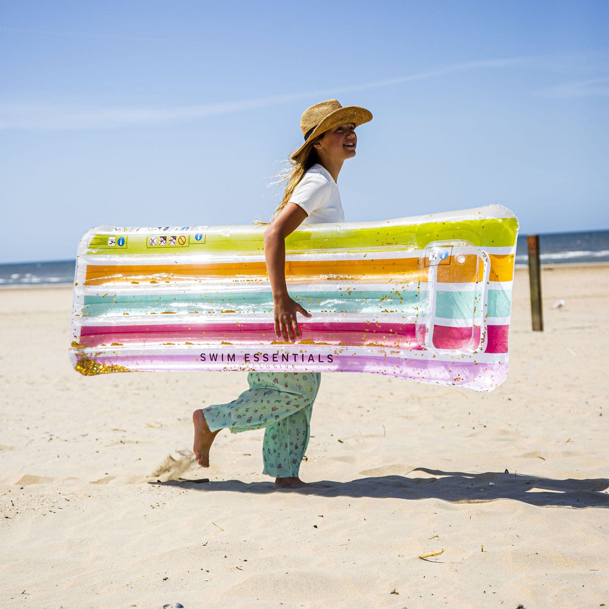 Ruée vers la couleur | matelas pneumatique de luxe multicolore