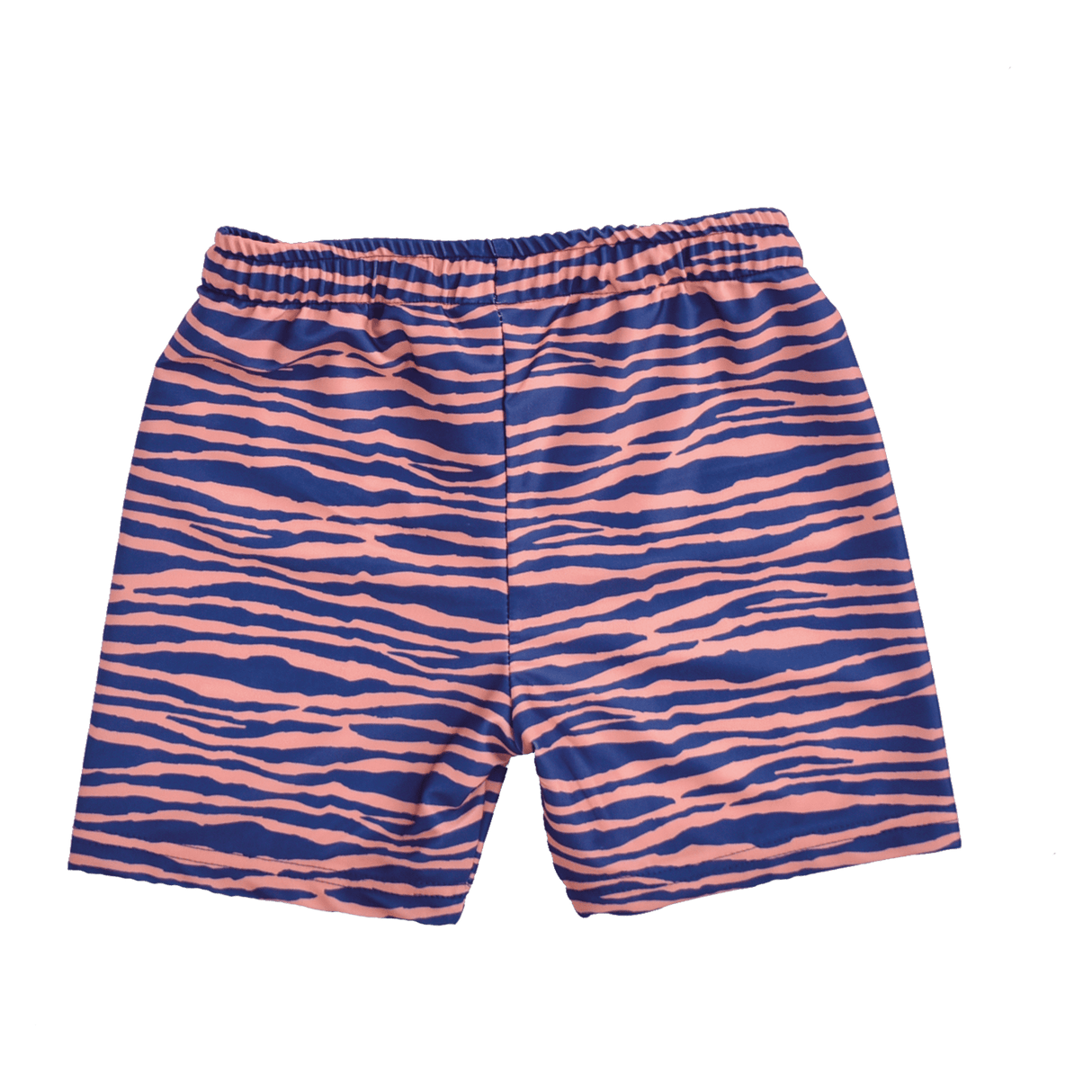 Rayures vibrantes | Boxer de natation UV bleu orange pour garçons