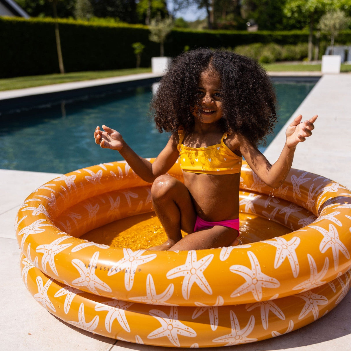 Étoile de mer | piscine bébé orange ø 100 cm