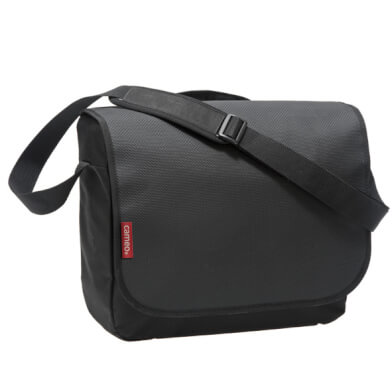 Nye Looxs Messenger Cameo Shoulder Bag - Svart, polyester, borrelås, 12L, 38x29x11cm, vann -grep