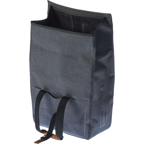 Basil Urban Dry Shopper - Sac à vélo étanche, unisexe, mêlée au charbon de bois