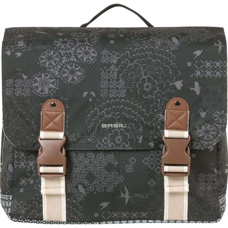 Sacoche de vélo double Basil bohème mik 35 litres - anthracite noir