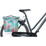 Basilikum Bloom Field Doppelfahrradbeutel, wasserdicht, himmelblau, 35l