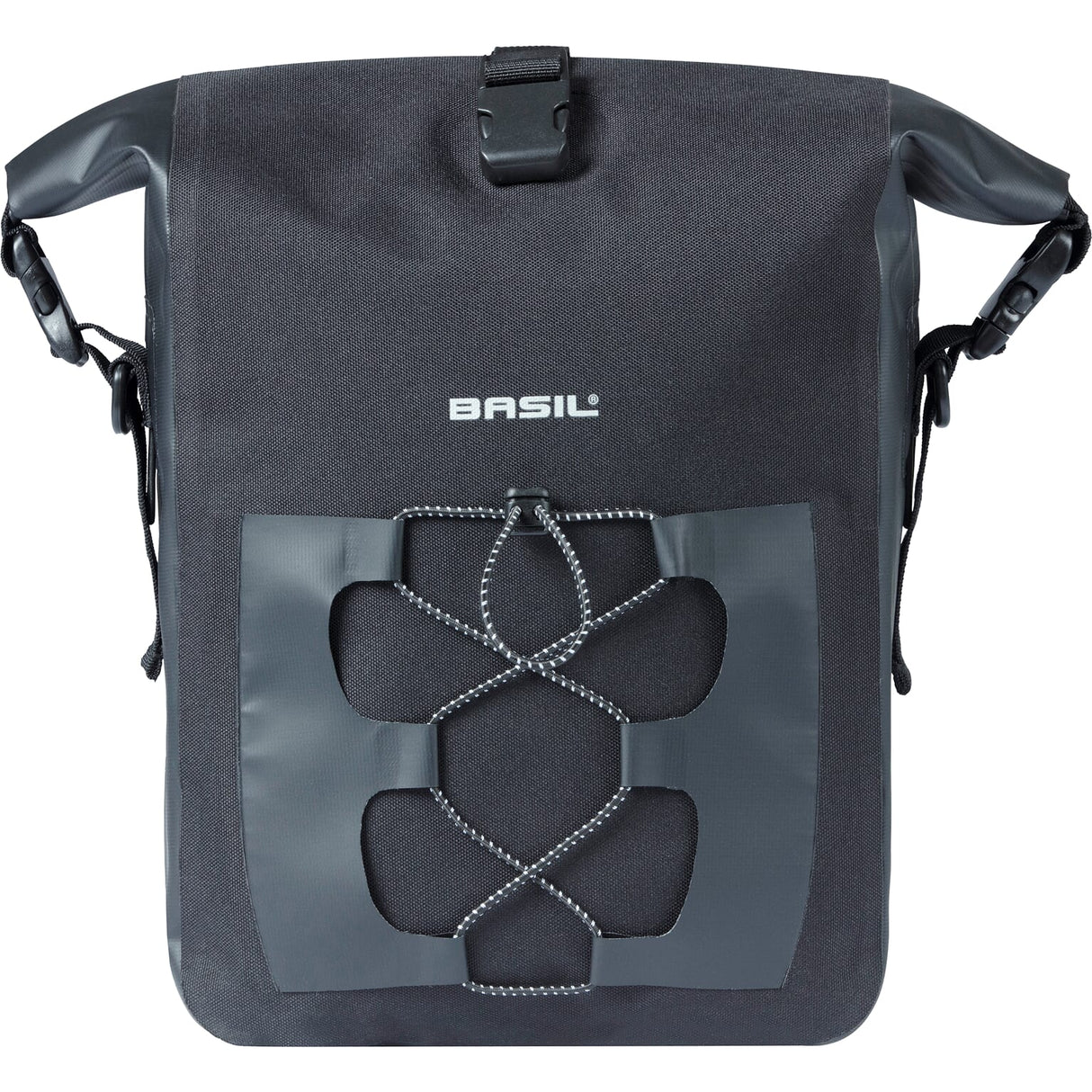 Basil Navigator M Bolsa de bicicleta impermeable Negro