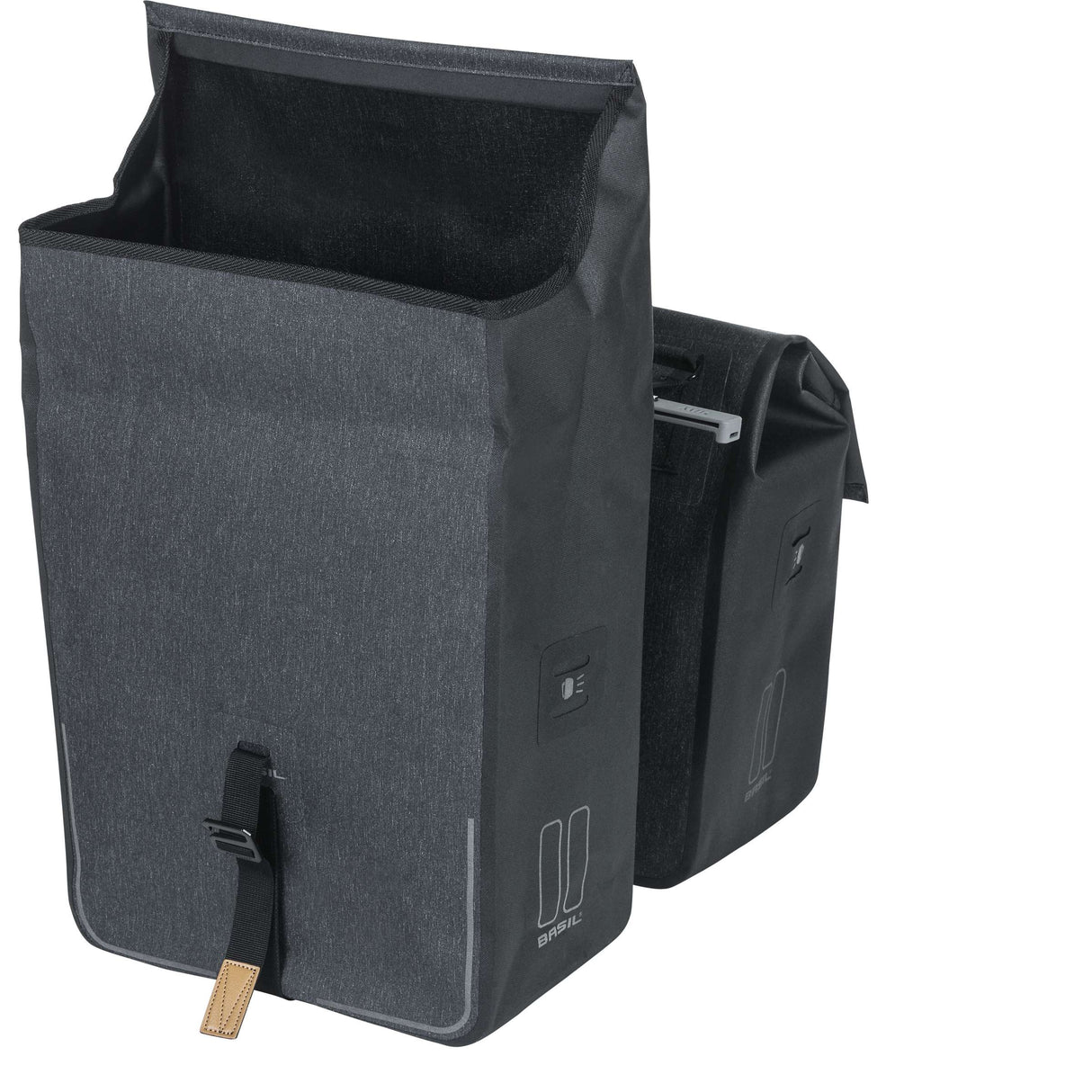 Sacoche de vélo double Basil urban dry mik 50 litres - anthracite