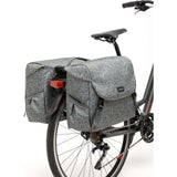 Mondi Joy Double Bicycle Bag - Racktime Snap -it - Water -Polyester-Polyester - 38L - Ivy Walnut