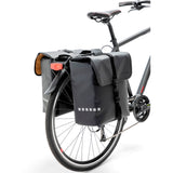 New New Bicycle bag Odense Double, Black, Water -Retoting, Reflection, Suitable for Electric Bicycles