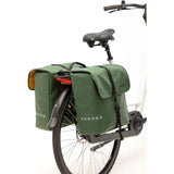 Nya Looxs Odense Double Bicycle Bag - Green