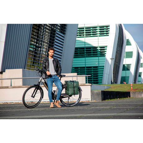 Sac à vélo Odense - Sac à dos double dur et spacieux pour les vélos électriques - vert