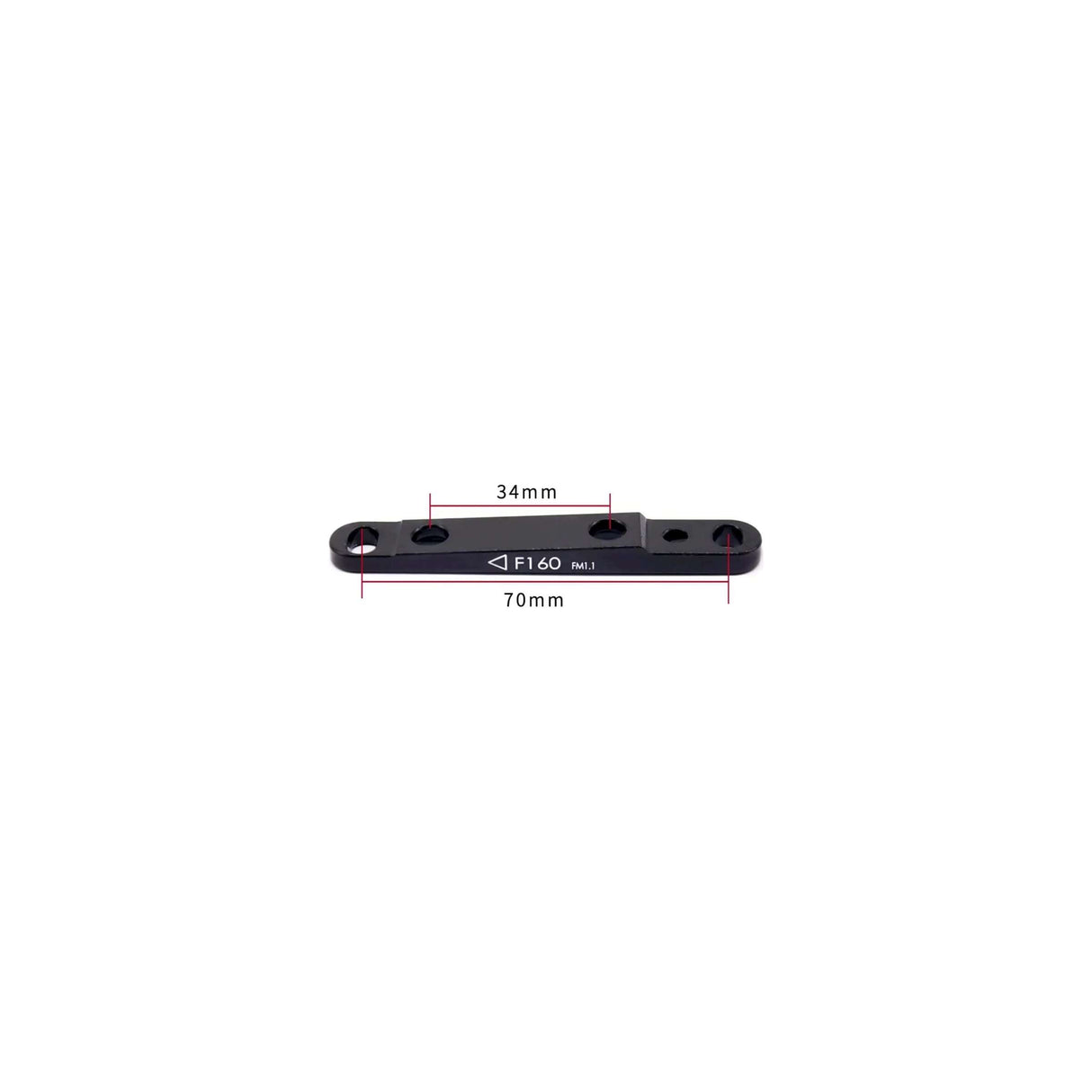 TRP MD-C610 SPYRE Remklauw Mécanique Flatmount pour noir