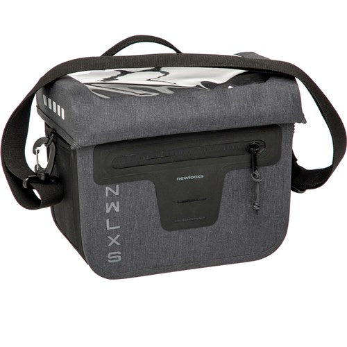 Nouveau sac de guidon LOOXS VARO - Nylon étanche - Gray - Bicycleau