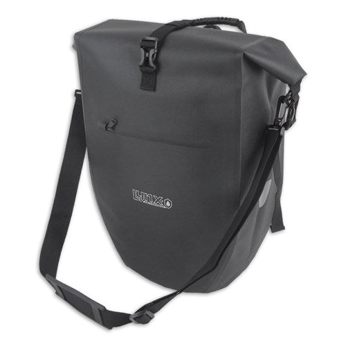 Sacoche de vélo Lynx simple TPU 28L noir étanche e-bike Hayes