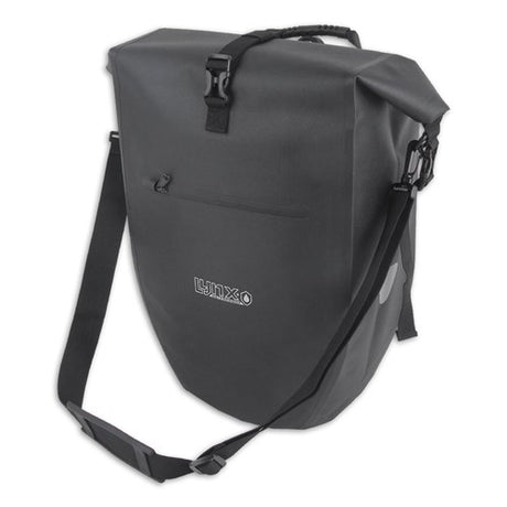 Sacoche de vélo Lynx simple TPU 28L noir étanche e-bike Hayes