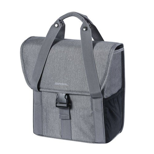 Basil Go-Sac - Sac à vélo unique - Mesdames - Bicycles - Mêlée grise
