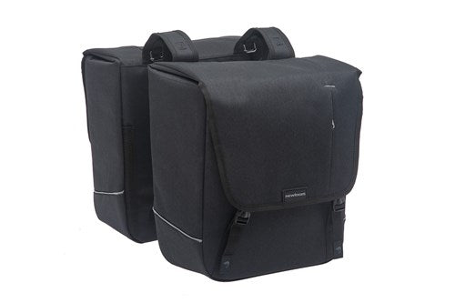 NOVA Double - Sac à vélo double noir pour vélos électriques - Eau - Répondant - 32L