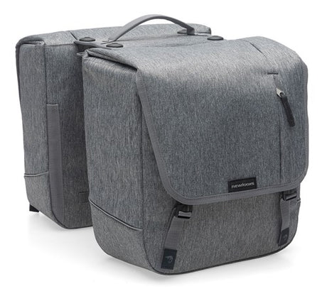NOVA Double - Double Bicycle Bag, Gray, Water -Pellant