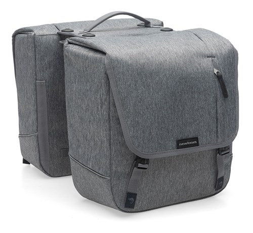 NOVA Double - Double Bicycle Bag, Gray, Water -Pellant
