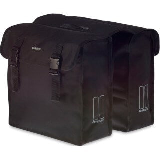 Basil Mara XL Double Bicycle Sac - 35L - Eau - Répondant - Réflexion - noir