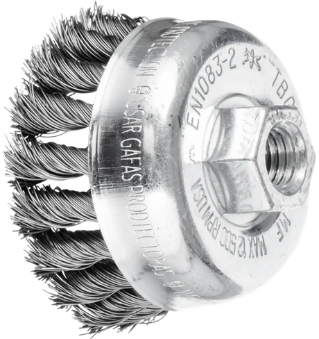 Pferd brosse coupelle acier 65mm m14 0,35 pos