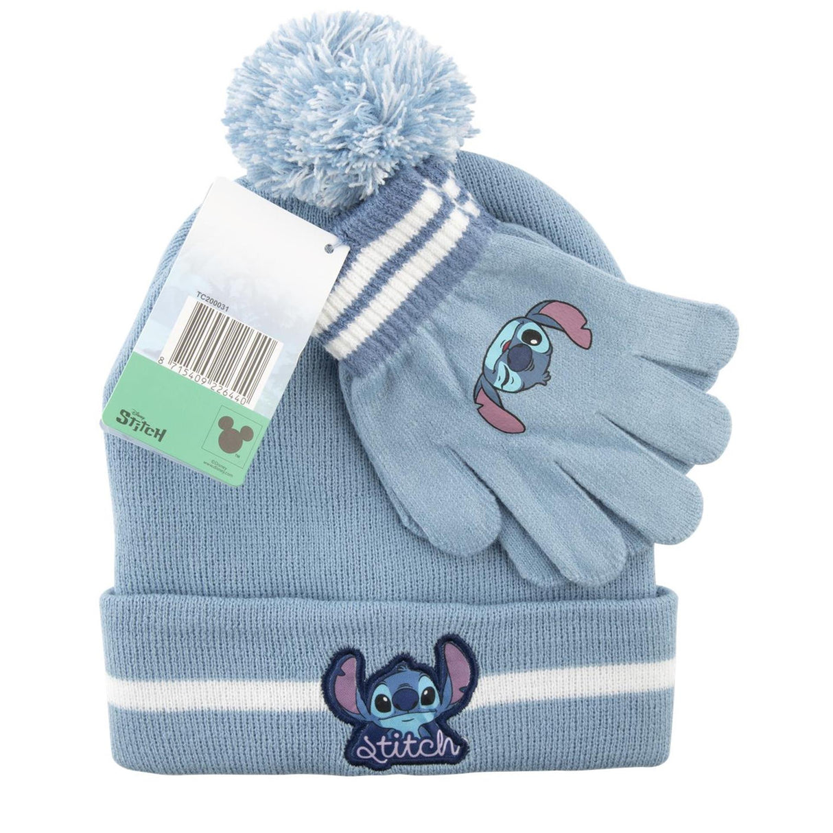 Merkoos Lilo Stitch Ensemble d'hiver Gant de chapeau