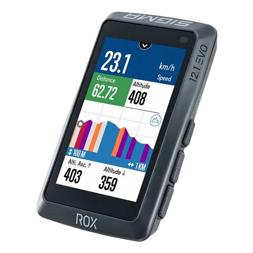 Sigma Cycling Computer Rox 12.1 Evo GPS Night Gray Basic